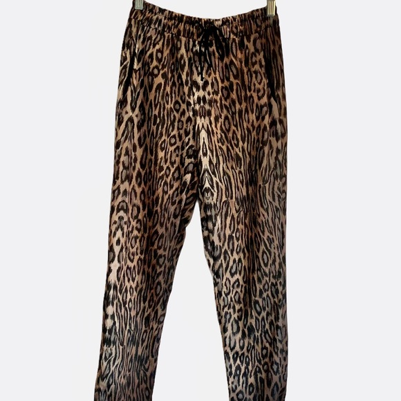 Zara Leopard Drawstring Pants - Picture 2 of 7